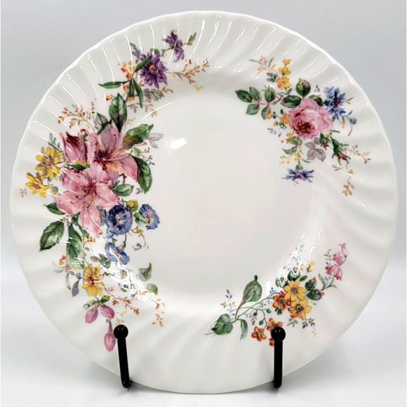 Royal Doulton Arcadia Salad Plate 8” Floral English Fine Bone China - Picture 3 of 5